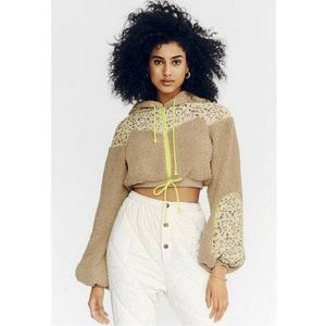 For Love and Lemons Cropped Shearling